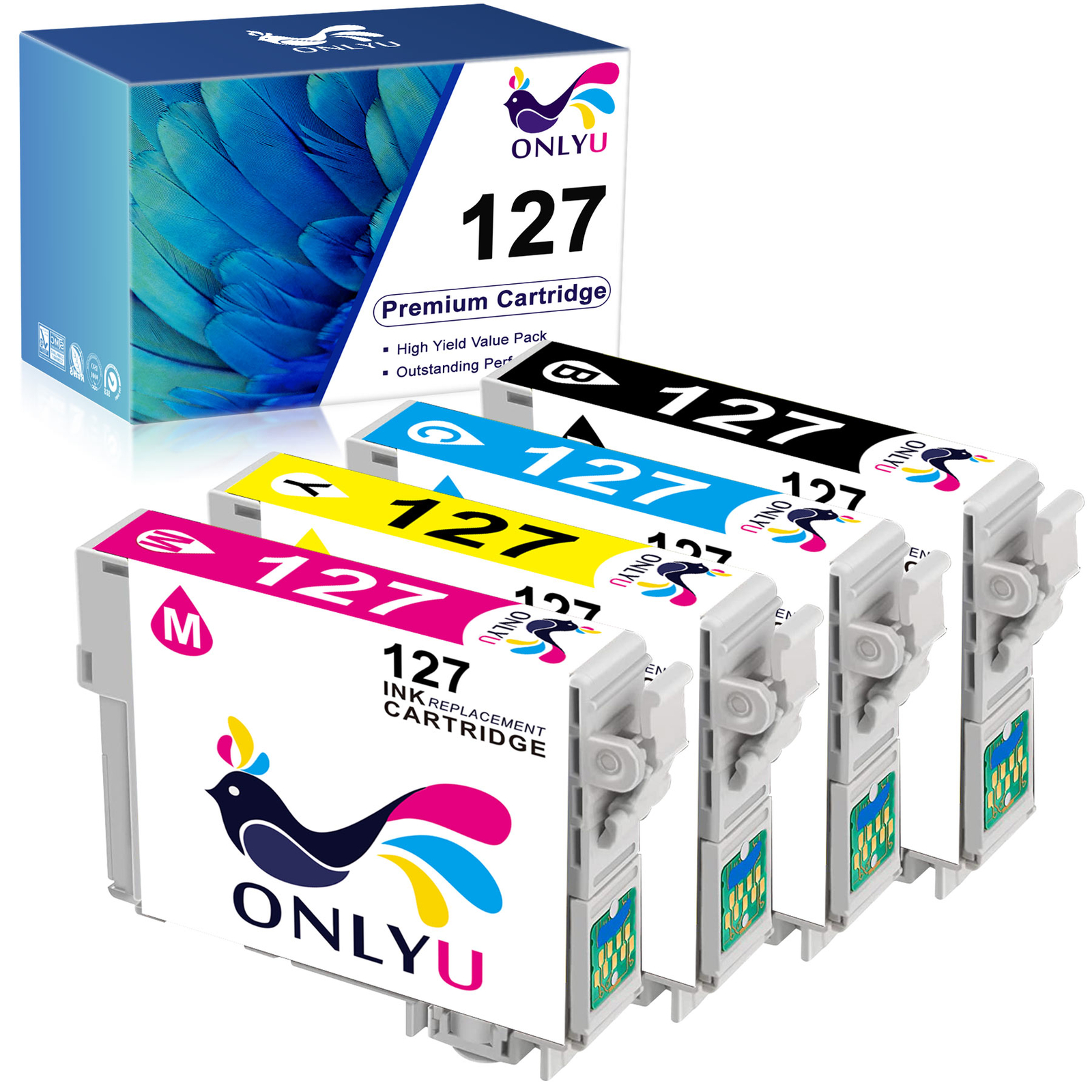 1-5pk-compatible-for-epson-127-ink-cartridge-workforce-545-630-633-635