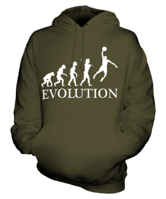 BASKETBALL SLAM DUNK EVOLUTION OF MAN UNISEX HOODIE MENS WOMENS LADIES GIFT