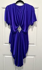 Vintage" FILIGREE "Dynasty Cocktail Party Evening Dress Size S M Classic Dress