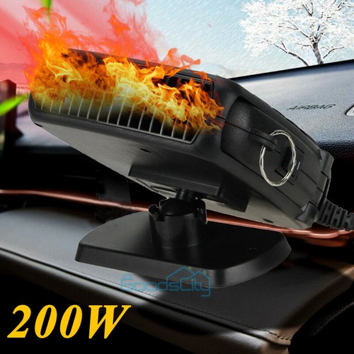 Car Heater 12V 200W Heating Fan Defroster Demister Plug in Cigarette Lighter - Picture 5 of 19