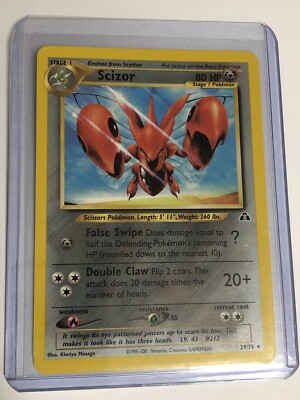 Scizor 29/75 Rare Neo Discovery Near Mint Pokemon Card Set Of 2 | eBay