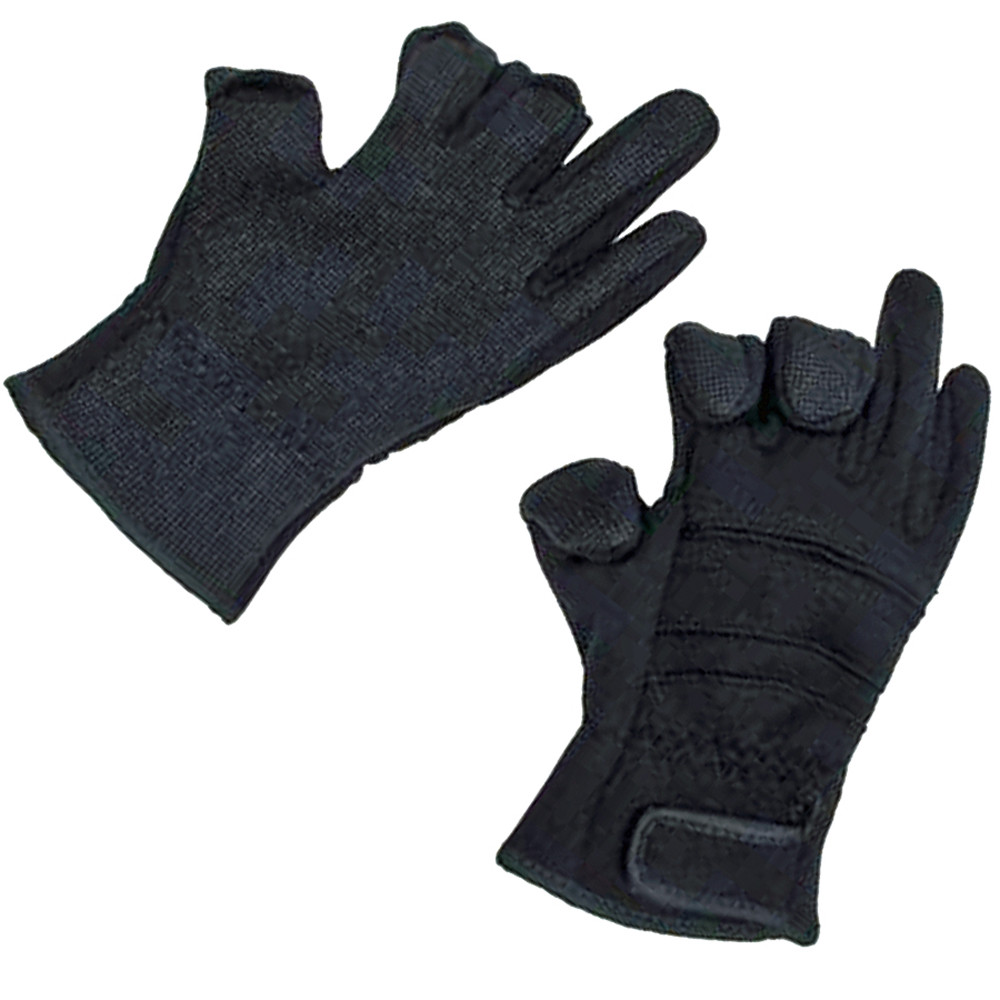 MFH Fingerhandschuhe COMBAT Neopren 3 Finger klappbar S M L XL XXL schwarz  | eBay.de