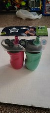 Tommee Tippee Insulated Straw Sippy Cup 9 oz Toddler 12 Month BPA Free 2ct