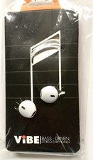 EXCELLENT VIBE BASS DRIVEN STEREO HEADPHONES  IN EAR BUDS  NEW IN PACKAGE