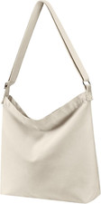 Women'S Blank Large Size Canvas Crossbody Tote Handbags Shoulder Bag