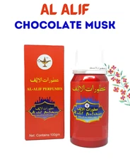 CHOCOLATE MUSK Al Alif concentrated Perfume oil ,100 ml, Attar oil Free Shipping