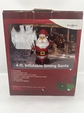 Seasons 4 Global 4-ft. Inflatable Sitting Santa Tested & Works