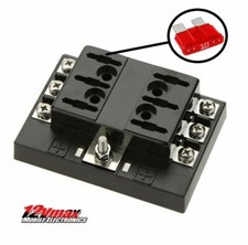 6 Way ATO / ATC Circuit Blade Fuse Box Holder Block Cars Off Road Boat
