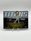 Mike Trout 2023 Topps Chrome Titans Refractor Insert Card #3 Los Angeles Angels
