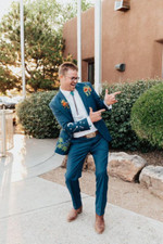 Men 2Pc Custom Made western Wedding Floral Embroidered Cocktail Prom Outfits