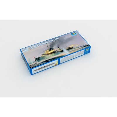 NAVE GERMAN ZERSTORSER Z-21 1943 KIT 1:700 Trumpeter Kit Navi Modellino