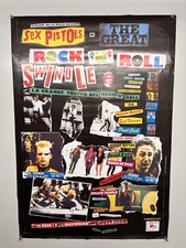 Sex Pistols Poster Great Rock N Roll Swindle Sid Vicious Italian Promotional