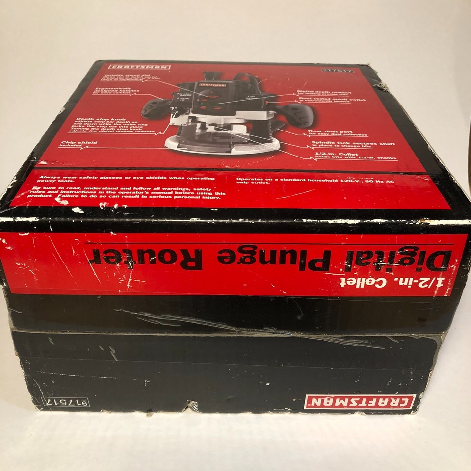 Craftsman Digital Plunge Router 17517 Sealed In Box | eBay
