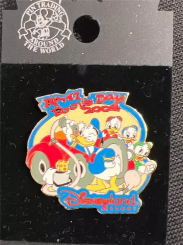 Disney Pin - DLR - April Fools Day 2004 (Donald Duck) Huey Dewey & Louie LE 1500
