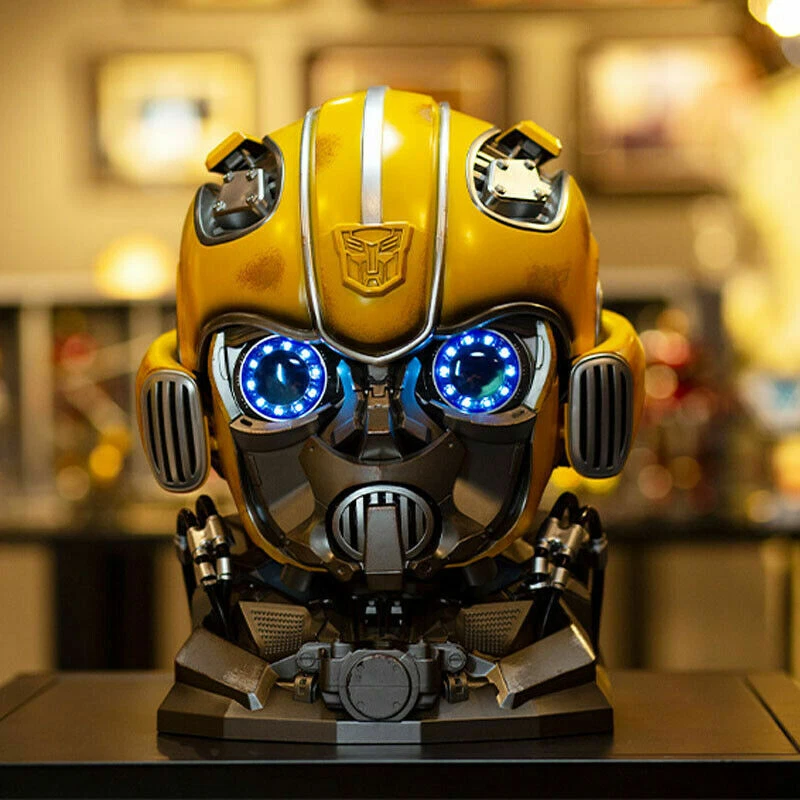 Máscara de casco Killerbody Amazing Bumblebee 1:1 portátil control de voz utilería regalo Foto 2 de 4