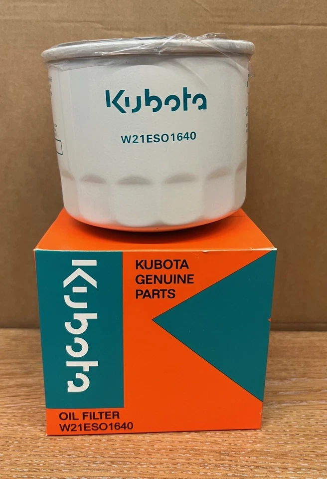 GENUINE KUBOTA OIL FILTER W21ESO1640 FOR L2550, L2850, L3200, STV32, STV36