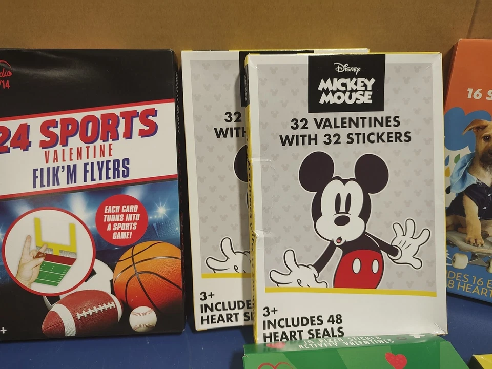 Wholesale Lot Valentine's Day Hallmark Favor Sacks, Various Stickers As Pictured - Image 4 of 4