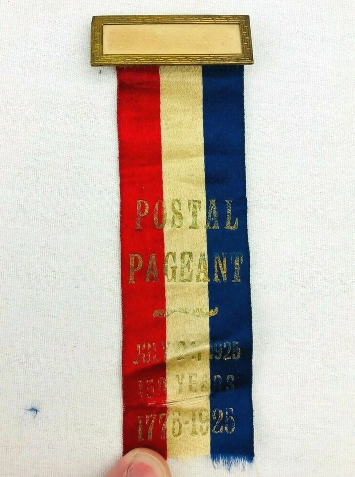 Cinta de etiqueta de nombre de concurso postal de 1925 concurso de oficina de correos de correo de Estados Unidos *N25 Foto 3 de 4