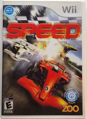 Speed (Nintendo Wii, 2010) Tested Works Manual CIB Tracked Shipping 