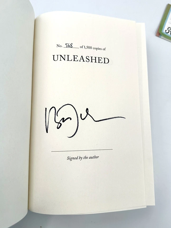 SIGNED Boris Johnson “Unleashed” Boxed Book U.K.-1st Ed-LE #568/1500-FAST SHIP Foto 2 de 4
