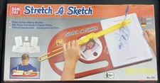 Stretch A Sketch Cartoon Comic Drawing Etch 1980s Toy Vintage Bandai Ohio Art
