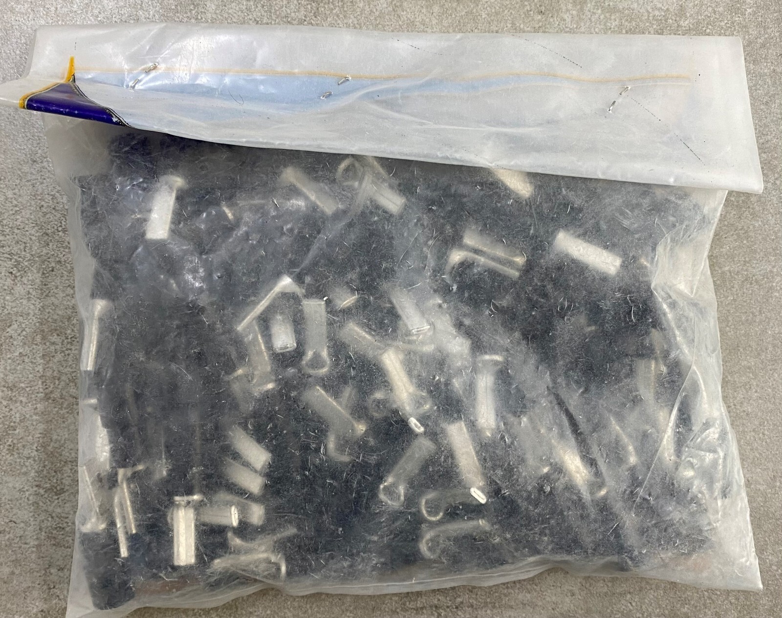 BM 00650 Insulated Pin Lug Size 25mm2/4 AWG , 15mm Stud, Black, 100 Pc's Per Pkt