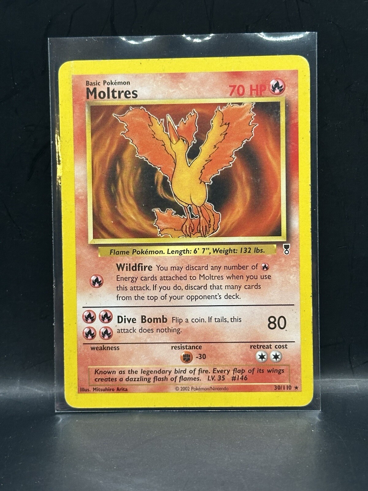 Moltres 30/110 Legendary Collection Regular Pokemon Card Mp