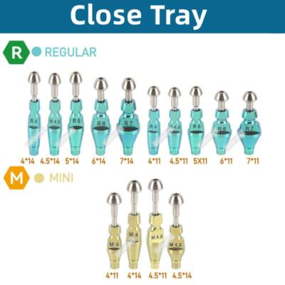 Dental Transfer Impression Coping Titanium Open Closed Tray Fits
