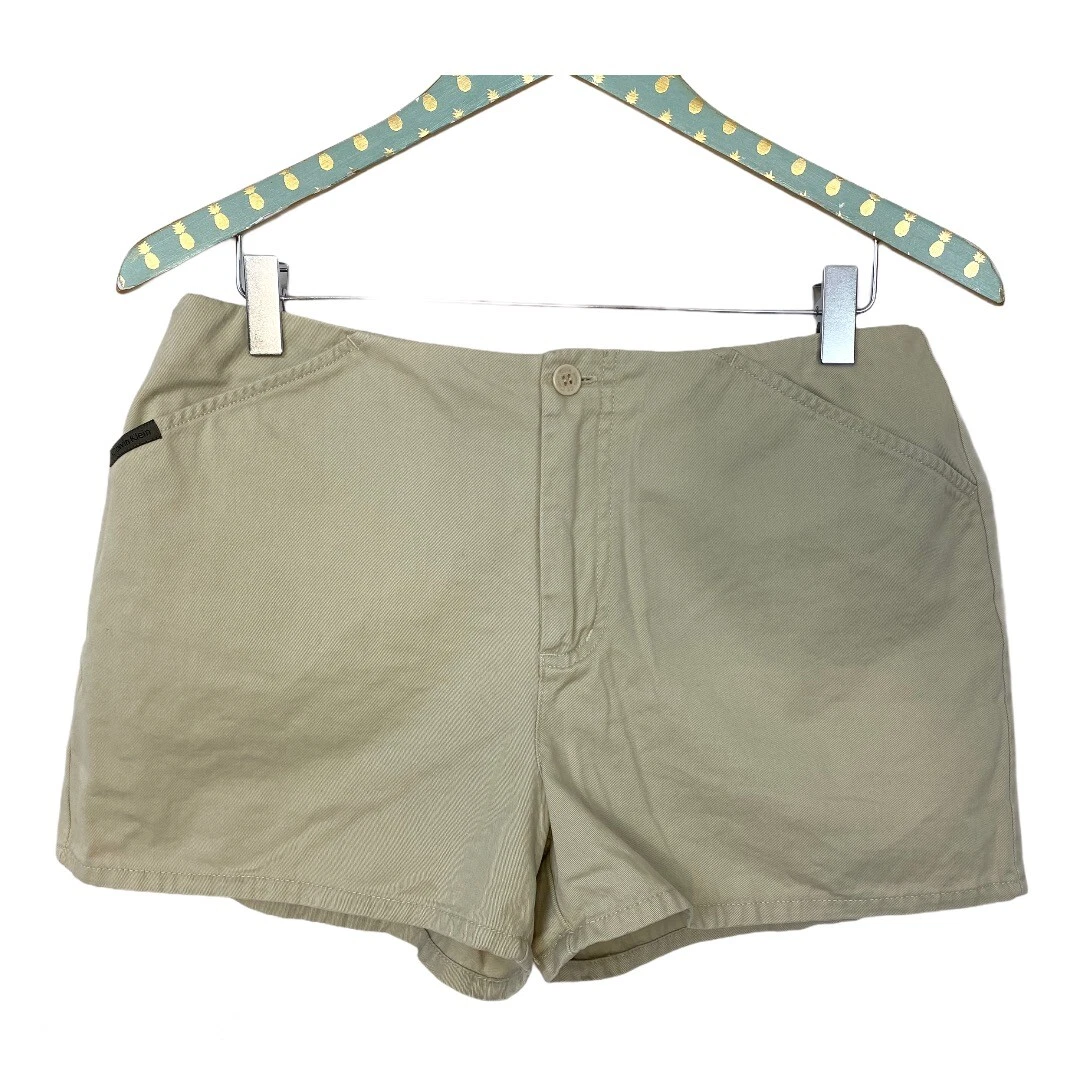 Calvin klein womens khaki shorts Clearance