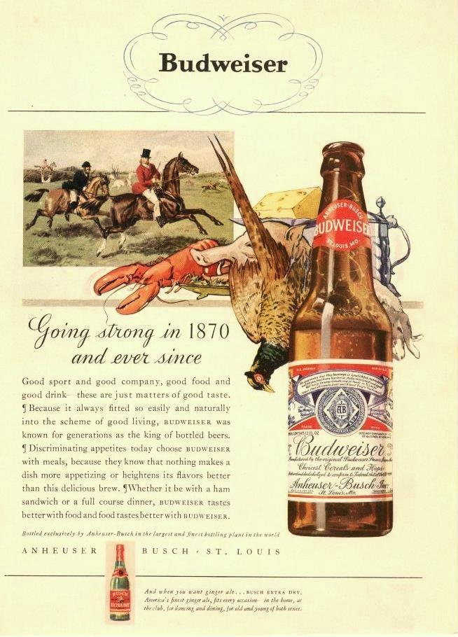 Budweiser - Anheuser Busch - St. Louis - 1931 | eBay