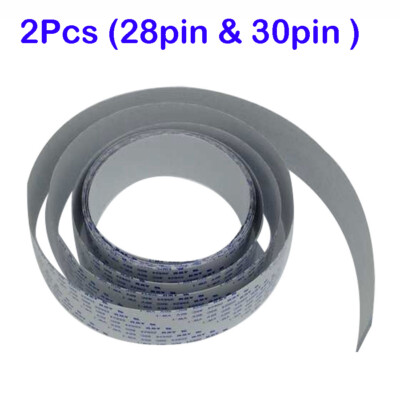 2Pcs/set Mimaki jv33 / CJV30 X-motor Board Data Cable - 28pin & 30pin 10ft Long