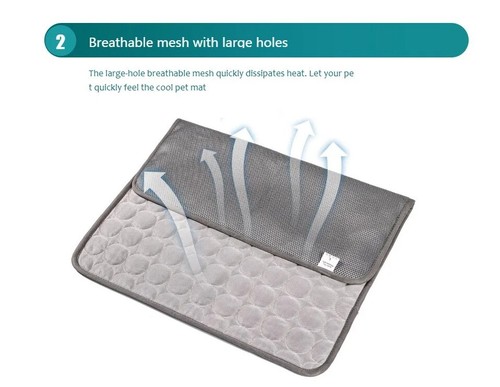 XXL Cooling Dog Mat 60"x40" - Self-Cooling Pad for Giant Breeds, Gel-Free - Picture 7 of 27