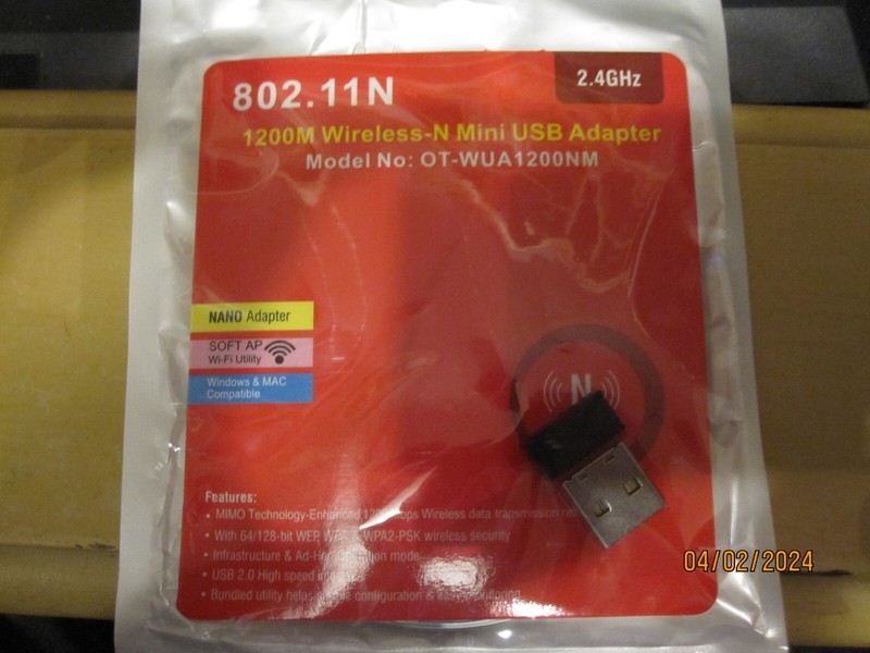 802.11N 1200M Wireless-N Mini USB Adapter