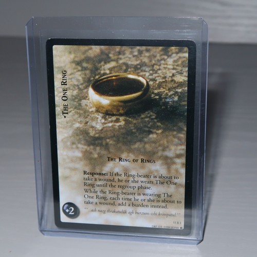 El Señor de los Anillos TCG Raro 11R1 El Anillo Único (Anillo de Anillos) - Imagen 7 de 7