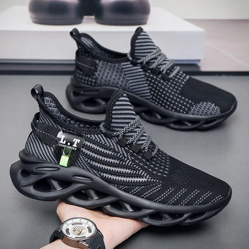 Herren Slipper Laufschuhe Atmungsaktiv Leicht Mode Rutschfest Turnschuhe - Bild 8 von 27