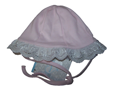 Kissy Kissy Boutique Girl ElegantEye Floppy Hat Pink Size SM NWT
