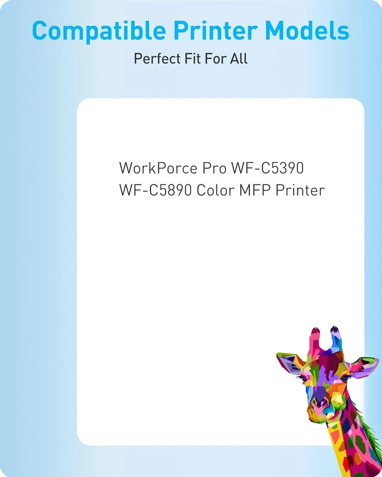 Cartucho de tinta T10W T10W100 T10W200 T10W300 T10W400 para Workforce Pro WF-C5390 Foto 2 de 4