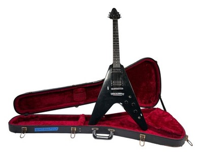 Gibson 1986 Flying V Right-Handed 6-String Electric Guitar - Black