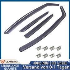 Windabweiser Regenabweiser Geeignet für Ford Focus III Mk3 11-18 schwarz Smoke