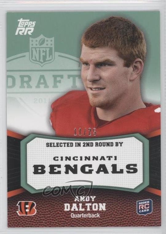 Andy Dalton Topps Rising Rookies #126 Green