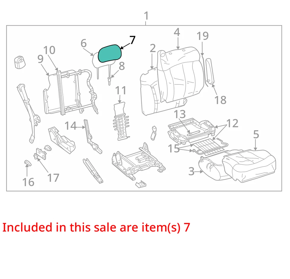 ПОДХОДИТ ДЛЯ 2001-2003 CHEVROLET GMC TAHOE YUKON ЧЕХОЛ 88936788 - НОВЫЙ OEM 88936788 - Изображение 2 из 3