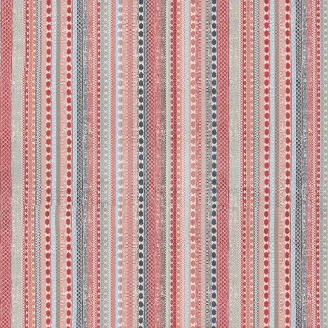 Lee Jofa Ornamental Stripe Fabric- Palmete Weave / Admiral 13 yds 2021101.195 - Image 3 of 3
