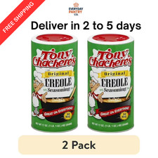  2 pack Tony Chachere's, Cajun, Creole, Original Seasoning, 17 oz, Shelf Stable