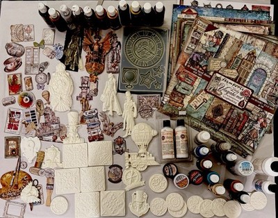 Stamperia Mixed Media Lot Journal Ephemera Paper Craft Mixed Media Lot