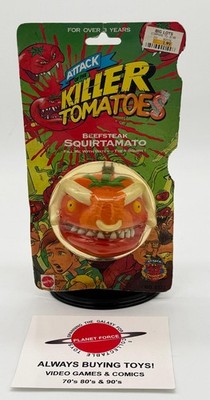 1991 Beefsteak Squirtamato MOC Attack of The Killer Tomatoes Mattel