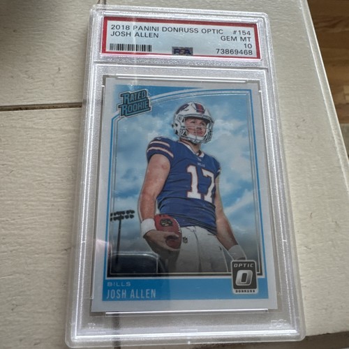 2018 Panini Donruss Optic Josh Allen #154 Rookie Card PSA 10 GEM MINT