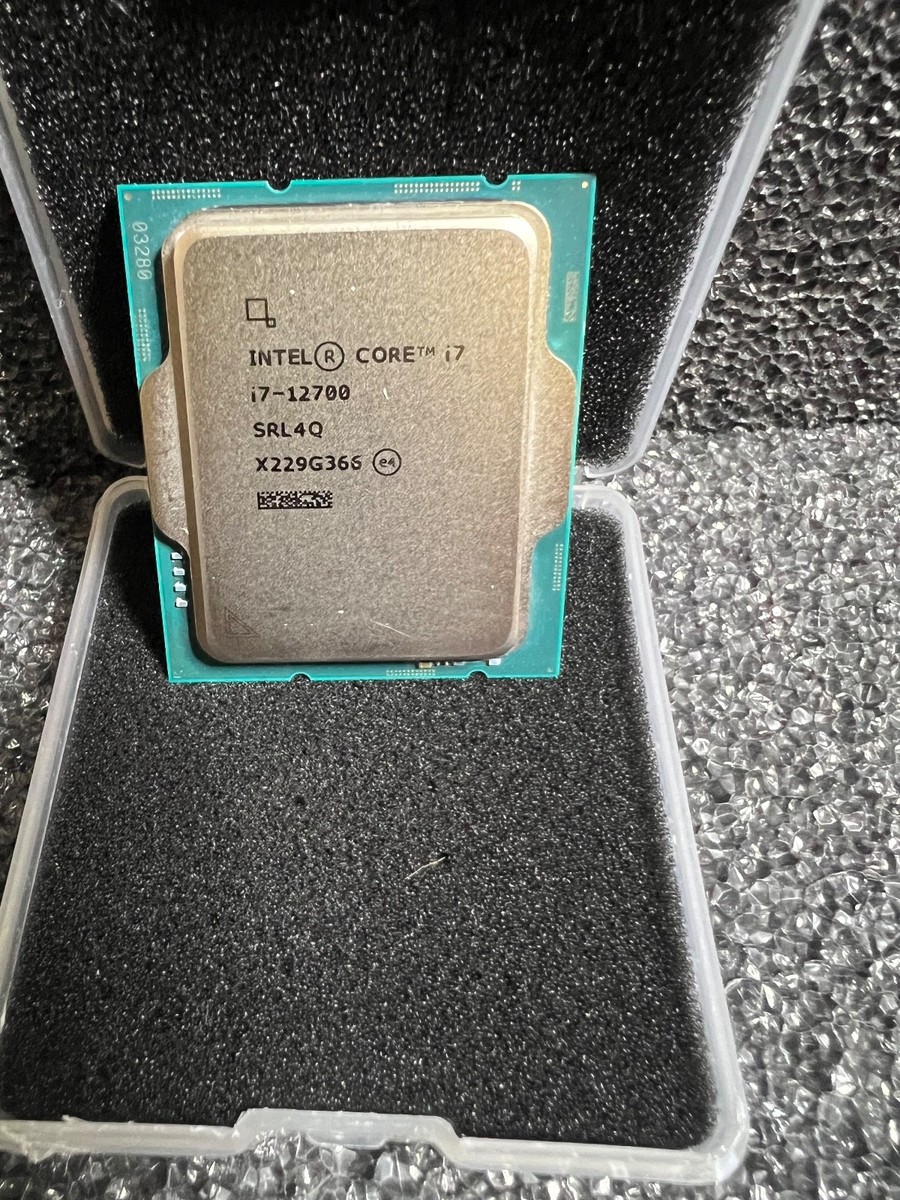 Intel Core i7 12700 CPU SRL4Q 動作確認済み SRL4Q Intel Core i7-12700 12-Core 2.10GHz 25MB 180W LGA1700 CPU