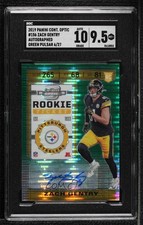 2019 Contenders Optic Green Pulsar Prizm 6/27 Zach Gentry SGC 9.5 Mint+ Auto 0c3