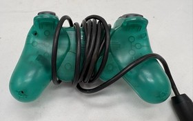 PlayStation 2 PS2 OEM Sony DualShock 2 Controller Emerald Green Clear Working