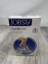 JOBST UlcerCARE 40+ mmHg Open Toe Stocking + 2 Liners 3X-Large Knee No Zipper